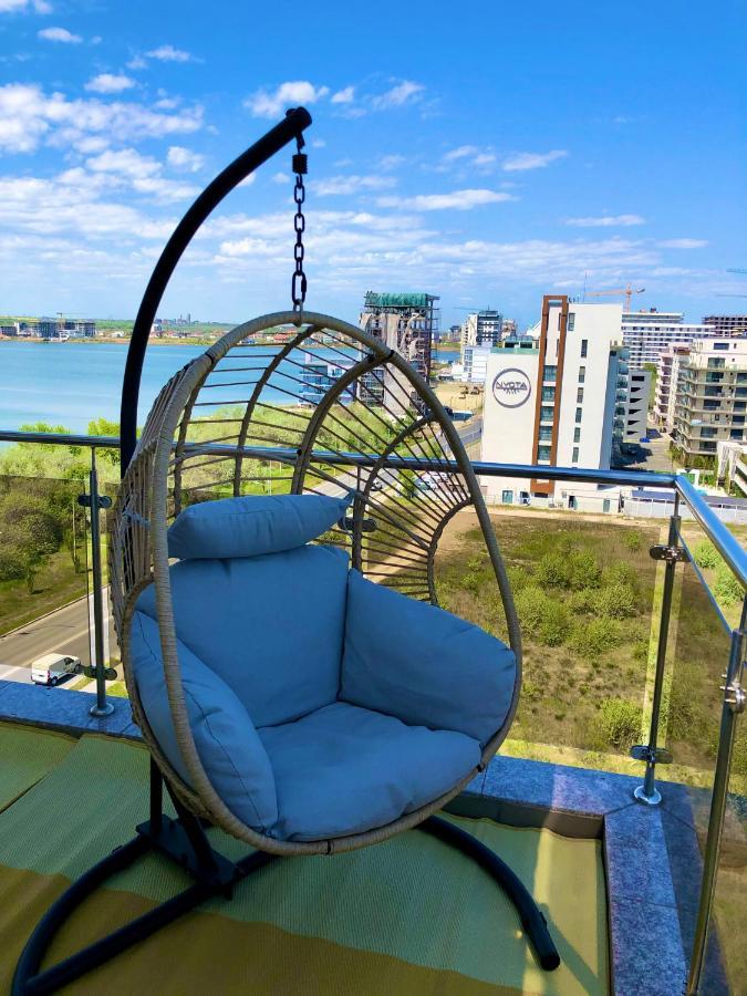 Aqua Vista Nuba - Vedere Top La Mare Si Lac - Apartament 2 Camere Summerland - Mamaia Mamaja Zewnętrze zdjęcie